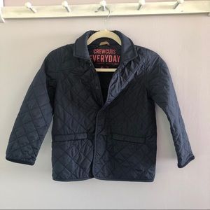 Crewcuts Navy Quilted Jacket